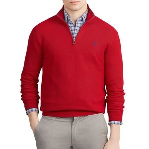 Men’s Polo Ralph Lauren Red Pullover Sweater